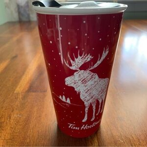 Tim Hortons Tall Glass Mug